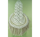 Epaulette Silver Corded